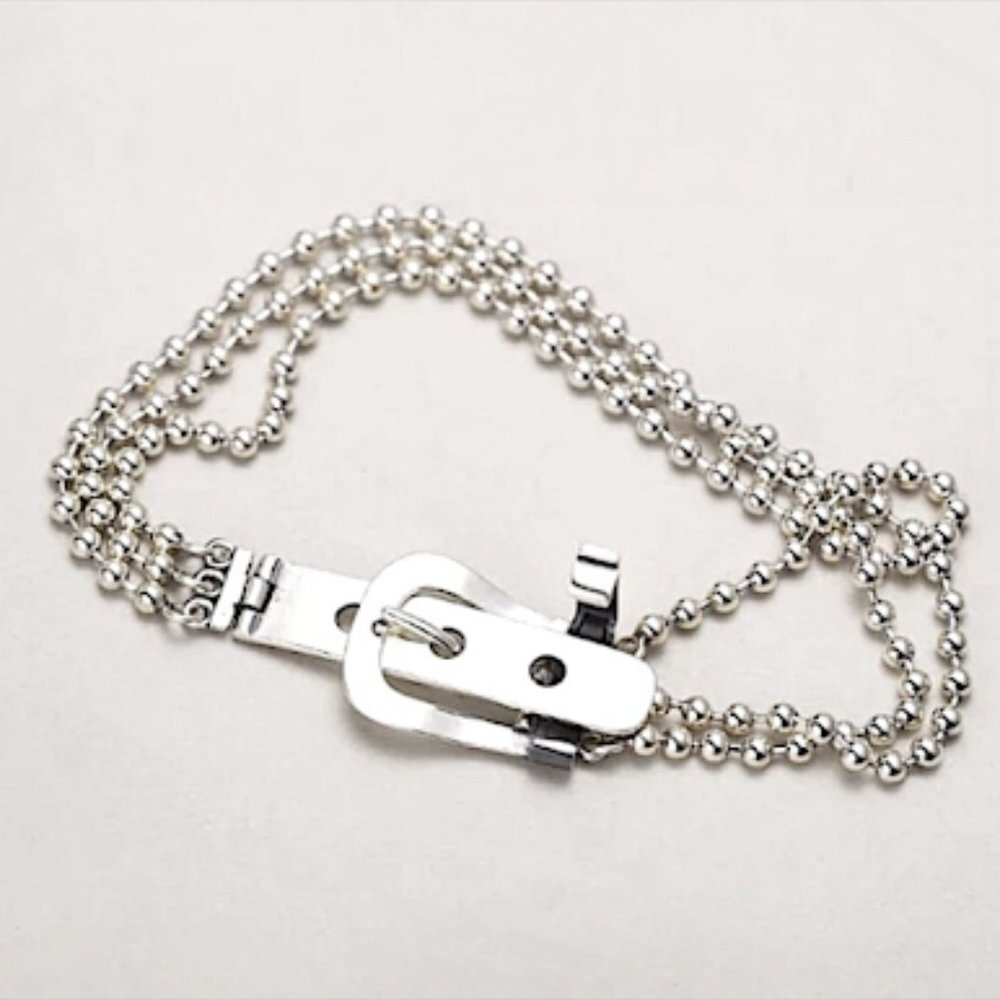 BUCKLE BRACELET STERLING SILVER - Picture 4 of 8